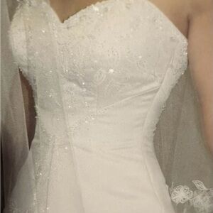 Maggie Sottero Elegant White Wedding Dress